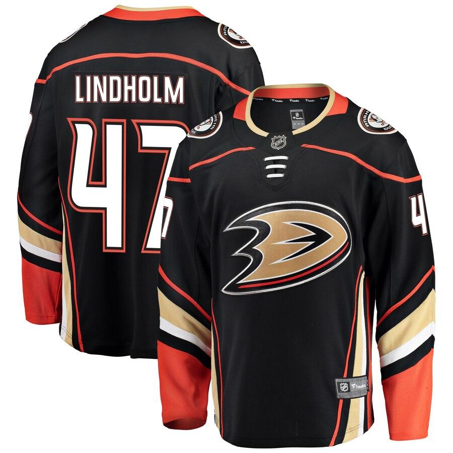 Hampus Lindholm Anaheim Ducks Breakaway Player Jersey – Black 2019