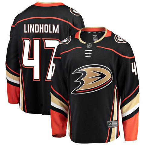 Hampus Lindholm Anaheim Ducks Breakaway Player Jersey – Black 2019