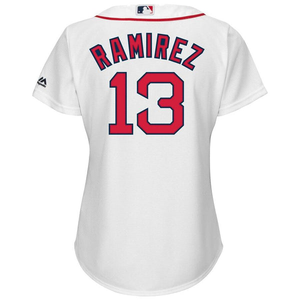 Hanley Ramirez Boston Red Sox Majestic Women's Cool Base Player Jersey - White 2019