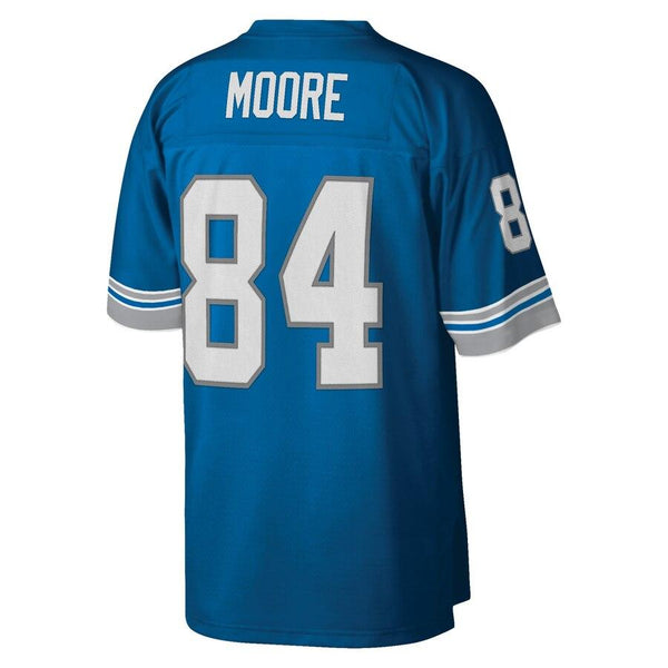 Herman Moore Detroit Lions Mitchell &amp; Ness 1996 Retired Player Replica Jersey - Blue 2019
