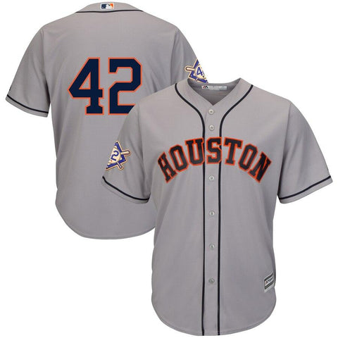 Houston Astros Majestic 2019 Jackie Robinson Day Official Cool Base Jersey – Gray 2019