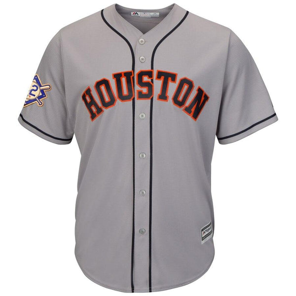 Houston Astros Majestic 2019 Jackie Robinson Day Official Cool Base Jersey – Gray 2019