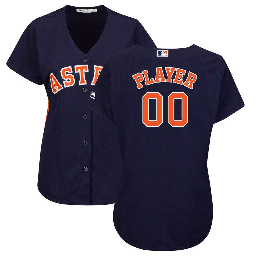 Houston Astros Majestic Women's Cool Base Alternate Jersey - Navy 2019