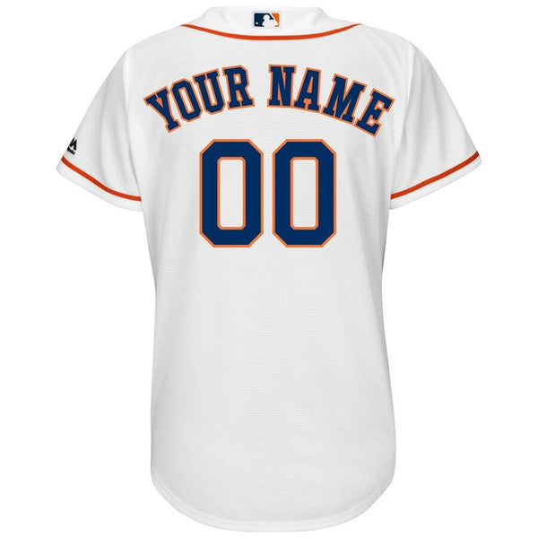 Houston Astros Majestic Women's Cool Base Custom Jersey - White 2019