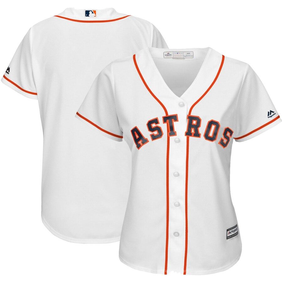 Houston Astros Majestic Women's Cool Base Jersey - White 2019