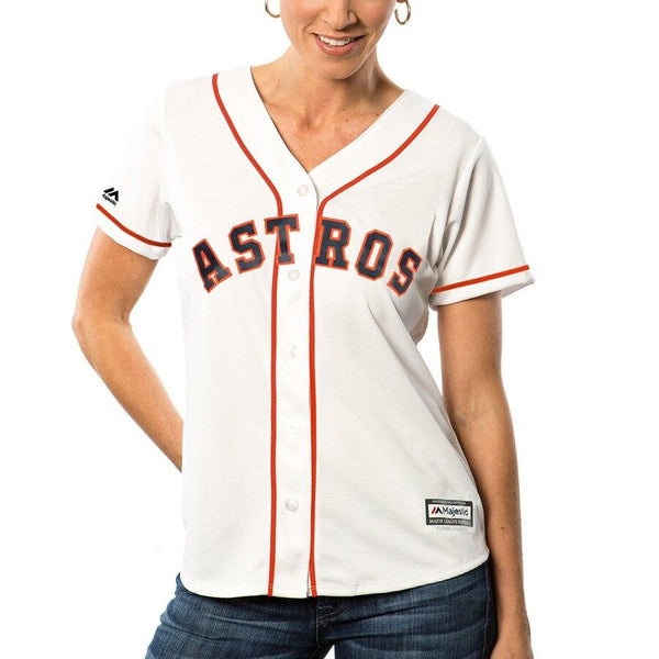 Houston Astros Majestic Women's Cool Base Jersey - White 2019
