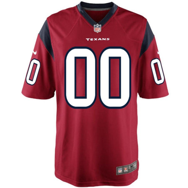 Houston Texans Customized Alternate Game Jersey - Red 2019