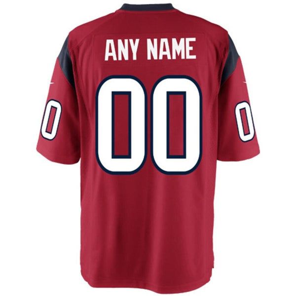 Houston Texans Customized Alternate Game Jersey - Red 2019