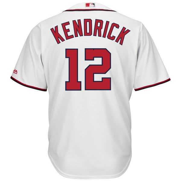 Howie Kendrick Washington Nationals Majestic Home Cool Base Player Jersey – White 2019