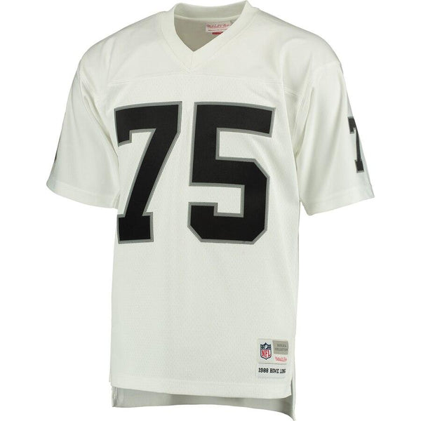 Howie Long Oakland Raiders Mitchell &amp; Ness 1988 Replica Retired Player Jersey - White 2019