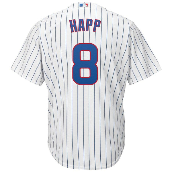 Ian Happ Chicago Cubs Majestic Cool Base Home Player Jersey - White 2019
