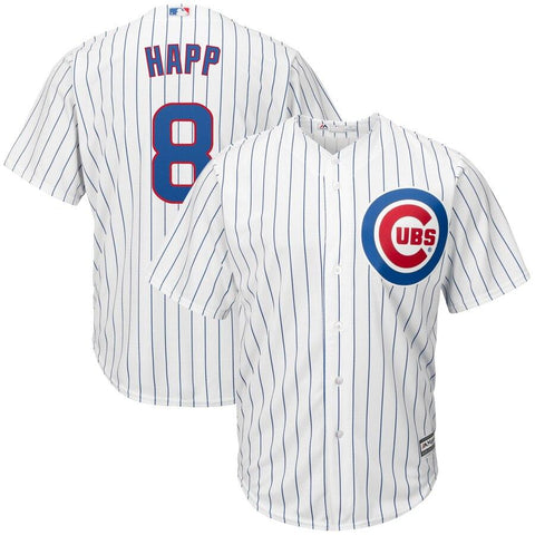 Ian Happ Chicago Cubs Majestic Cool Base Home Player Jersey - White 2019