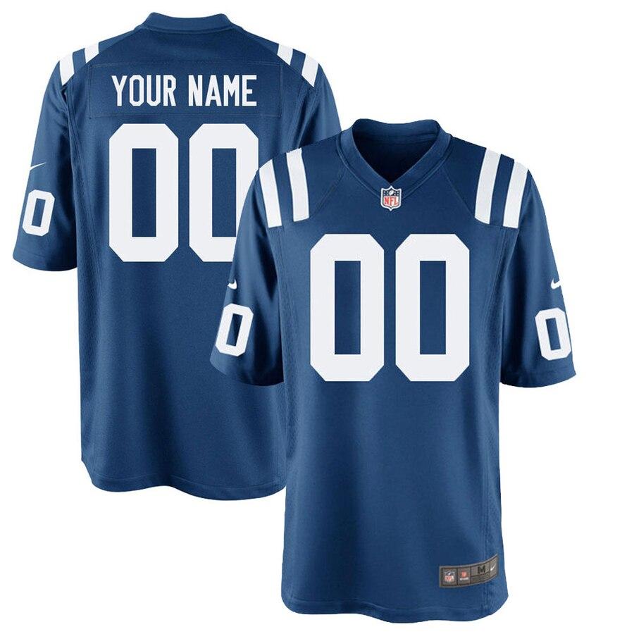 Indianapolis Colts Custom Game Jersey - Royal 2019