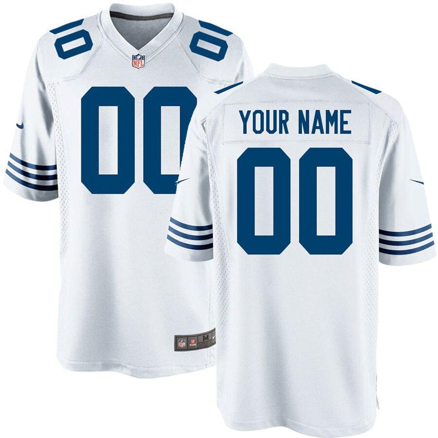 Indianapolis Colts Customized Throwback Game Jersey – Royal 2019