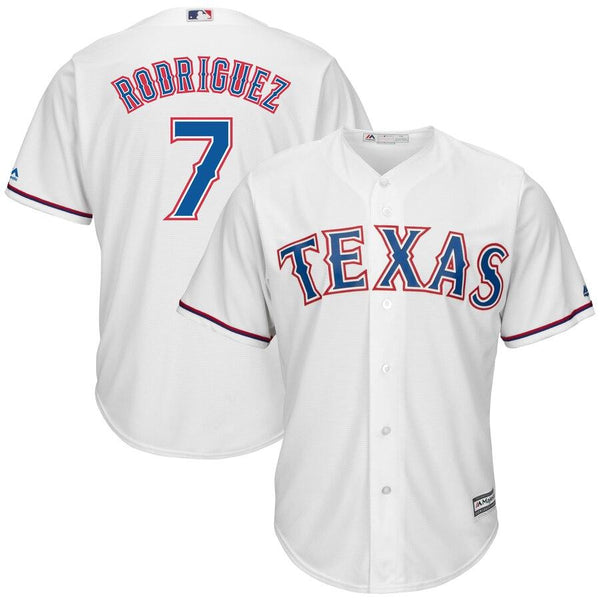 Ivan Rodriguez Texas Rangers Majestic Home Official Cool Base Replica Player Jersey - White 2019