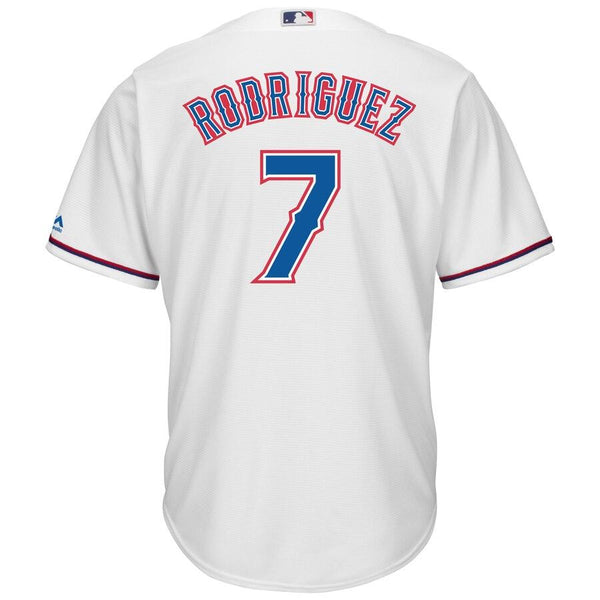 Ivan Rodriguez Texas Rangers Majestic Home Official Cool Base Replica Player Jersey - White 2019