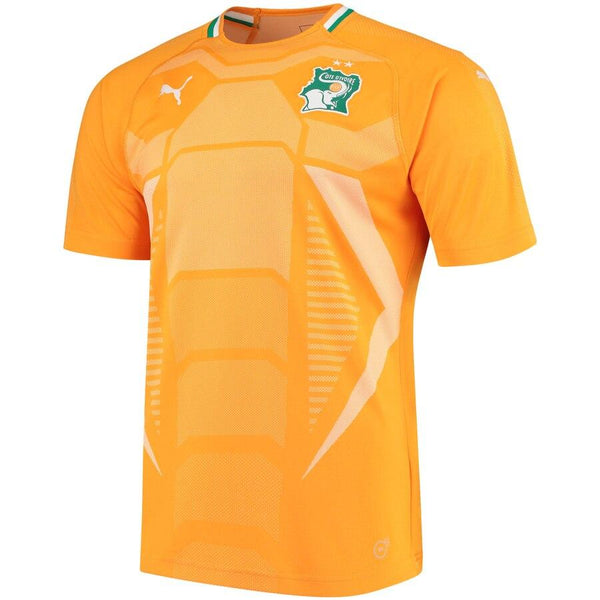 Ivory Coast National Team Puma Home Blank Jersey - Orange 2019