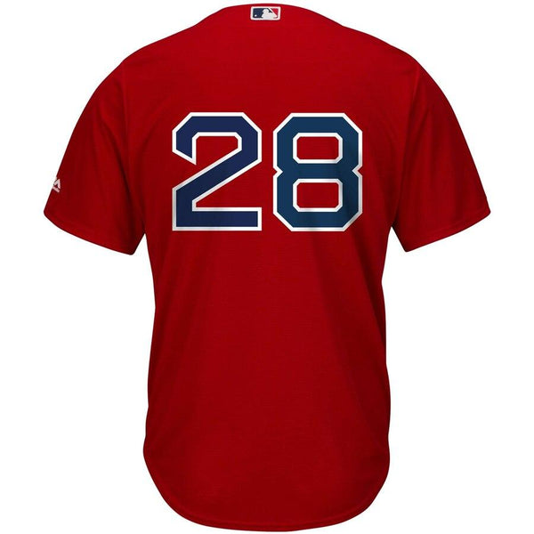 J.D. Martinez Boston Red Sox Majestic Alternate Official Cool Base Replica Player Jersey - Scarlet 2019