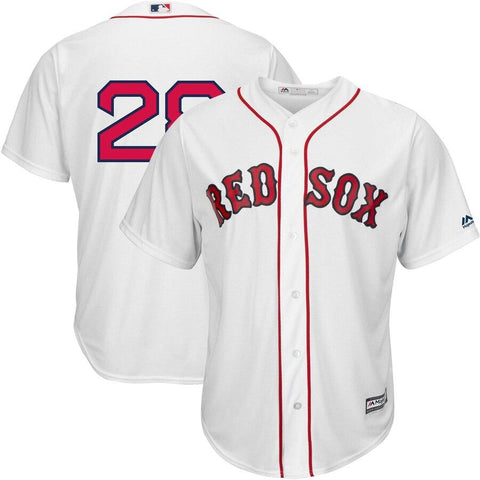 J.D. Martinez Boston Red Sox Majestic Home Official Cool Base Replica Player Jersey - White 2019
