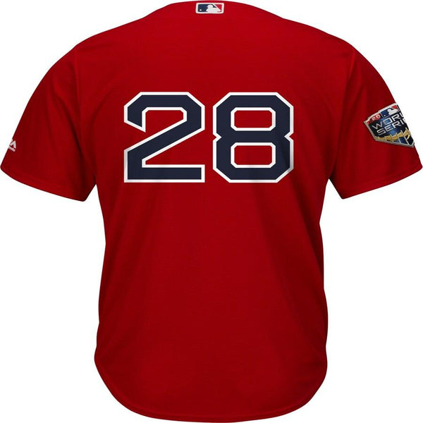 J.D. Martinez Boston Red Sox Majestic World Series Cool Base Player Number Jersey – Scarlet 2019