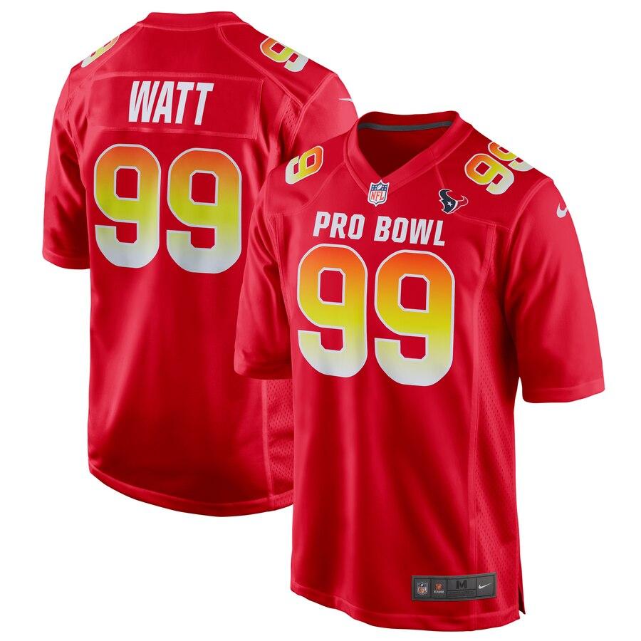 J.J. Watt AFC 2019 Pro Bowl Game Jersey – Red 2019