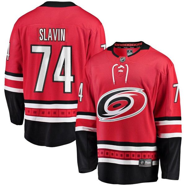 Jaccob Slavin Carolina Hurricanes Breakaway Player Jersey – Red 2019