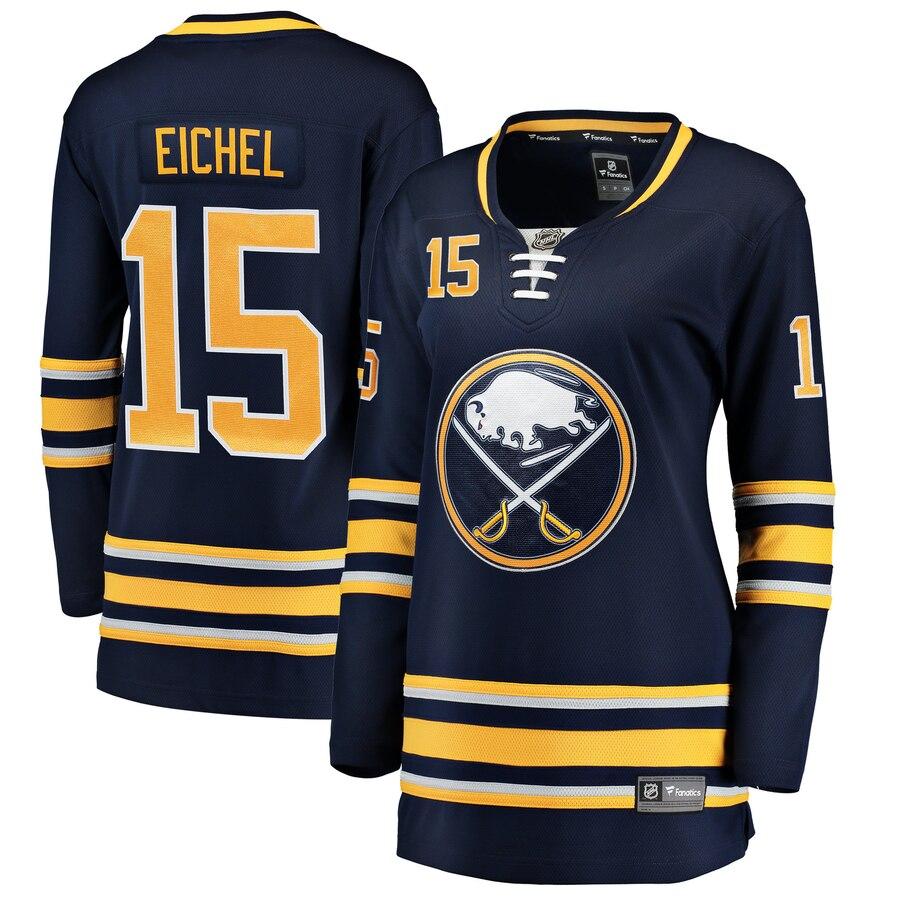 Jack Eichel Buffalo Sabres Women's Home Breakaway Player Jersey - Navy 2019