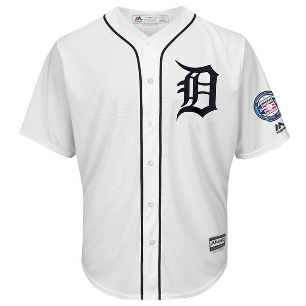 Jack Morris Detroit Tigers Majestic Hall of Fame Induction Patch Cool Base Jersey – White 2019