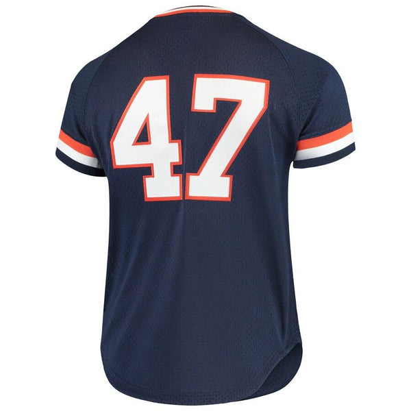 Jack Morris Detroit Tigers Mitchell &amp; Ness Cooperstown Collection Mesh Batting Practice Jersey – Navy 2019