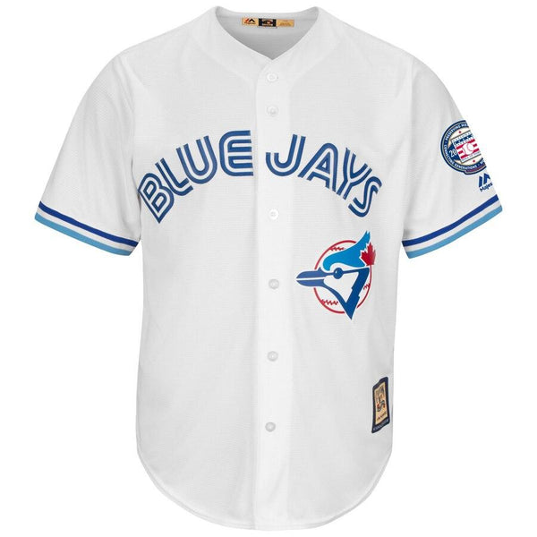Jack Morris Toronto Blue Jays Majestic Hall of Fame Induction Patch Cool Base Jersey – White 2019
