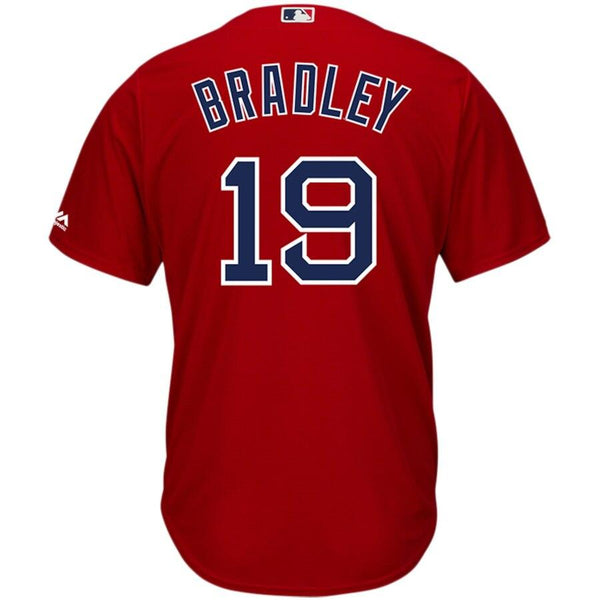 Jackie Bradley Jr. Boston Red Sox Majestic Alternate Official Cool Base Replica Player Jersey – Scarlet 2019