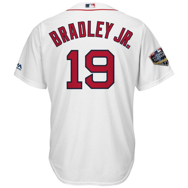 Jackie Bradley Jr. Boston Red Sox Majestic World Series Cool Base Player Jersey – White 2019