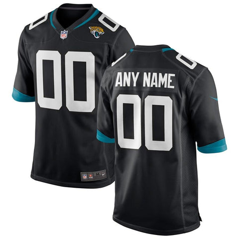 Jacksonville Jaguars Custom Team Color Game Jersey – Black 2019