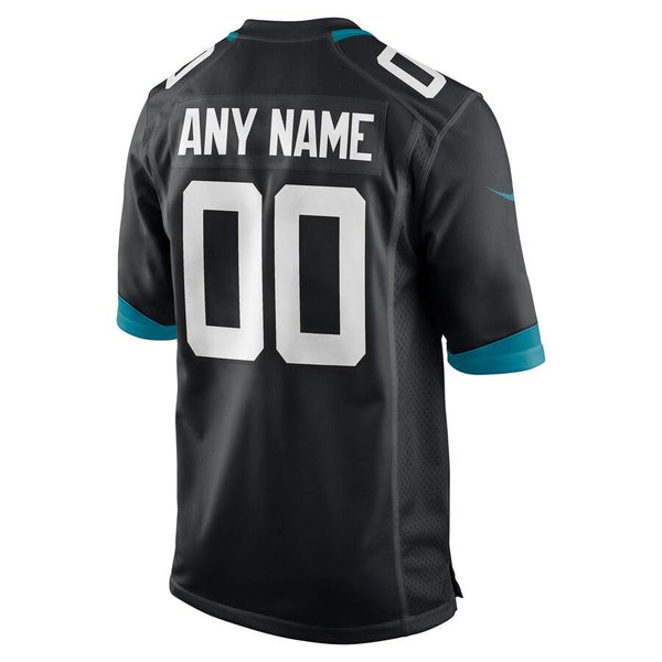 Jacksonville Jaguars Custom Team Color Game Jersey – Black 2019