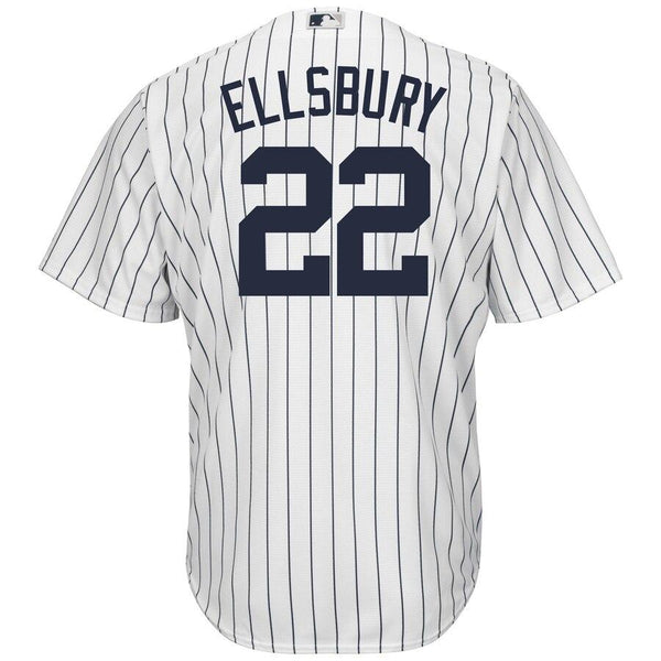Jacoby Ellsbury New York Yankees Majestic Cool Base Player Jersey - White 2019