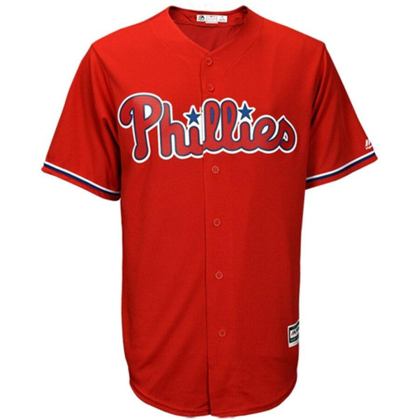 Jake Arrieta Philadelphia Phillies Majestic Fashion Official Cool Base Player Jersey - Scarlet 2019