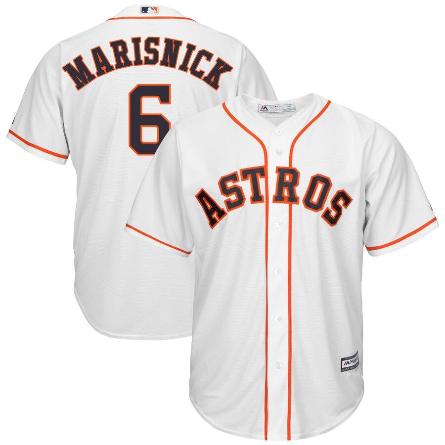 Jake Marisnick Houston Astros Majestic Home Cool Base Replica Player Jersey - White 2019