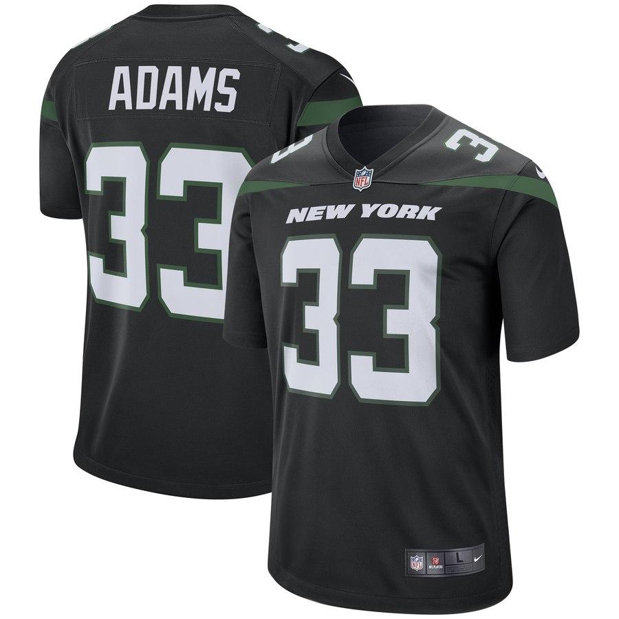 Jamal Adams New York Jets Game Jersey – Stealth Black 2019