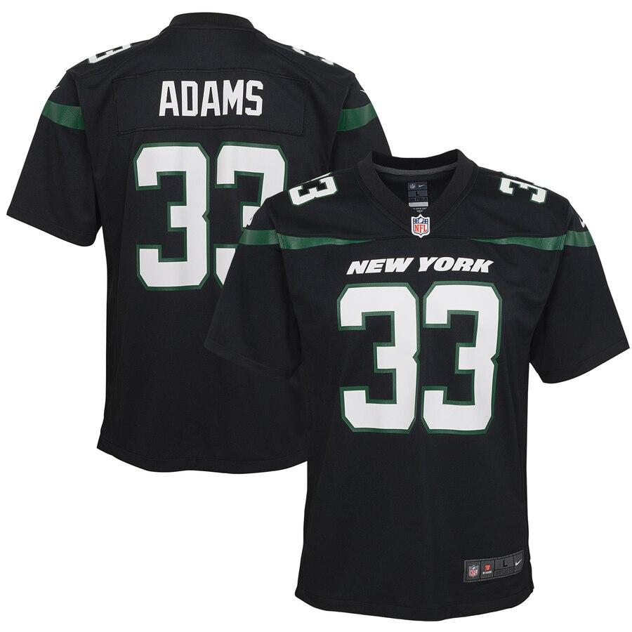 Jamal Adams New York Jets Youth Retired Player Game Jersey – Stealth Black 2019