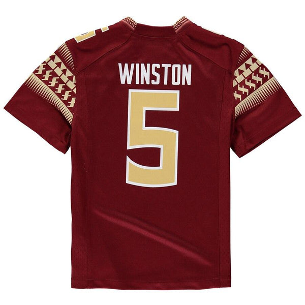 Jameis Winston Florida State Seminoles Youth Alumni Game Jersey - Garnet 2019