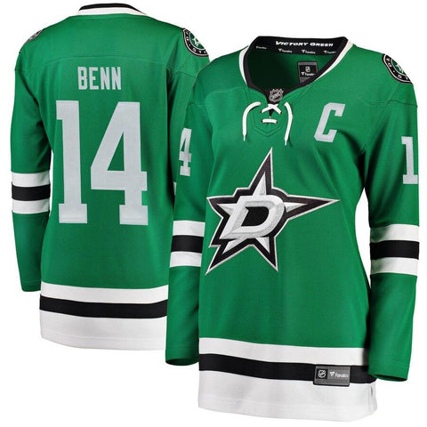 Jamie Benn Dallas Stars Women's Home Breakaway Player Jersey - Green 2019