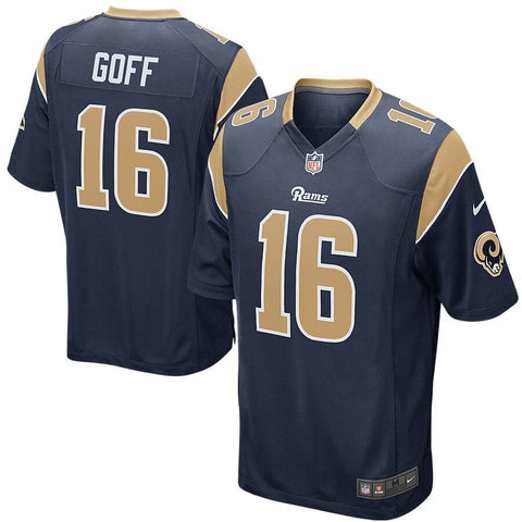 Jared Goff Los Angeles Rams Game Jersey - Navy 2019
