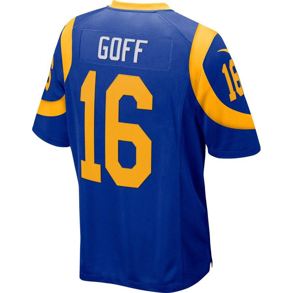Jared Goff Los Angeles Rams Game Player Jersey – Royal 2019
