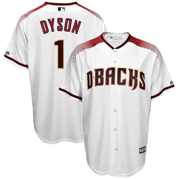 Jarrod Dyson Arizona Diamondbacks Majestic Home Cool Base Player Jersey – White 2019