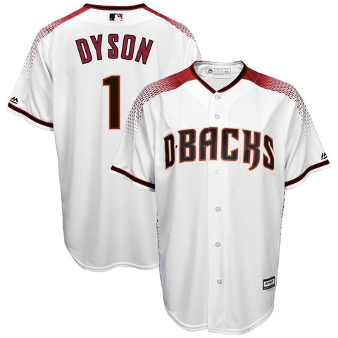 Jarrod Dyson Arizona Diamondbacks Majestic Home Cool Base Player Jersey – White 2019