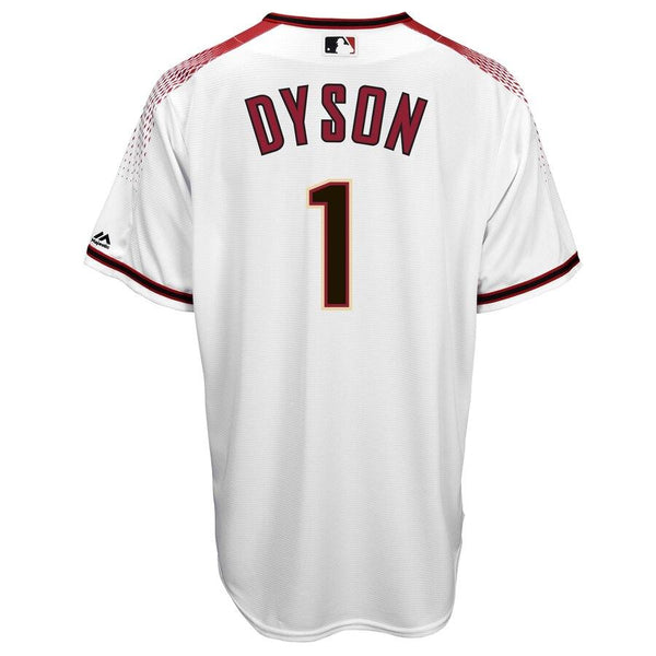 Jarrod Dyson Arizona Diamondbacks Majestic Home Cool Base Player Jersey – White 2019