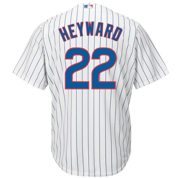 Jason Heyward Chicago Cubs Majestic Official Cool Base Player Jersey - White 2019