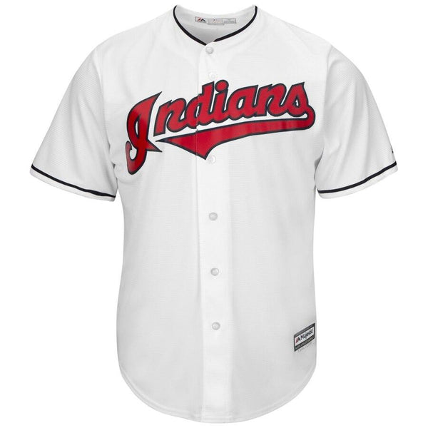 Jason Kipnis Cleveland Indians Majestic Official Cool Base Player Jersey - White 2019