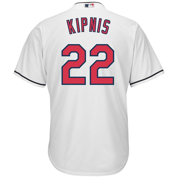 Jason Kipnis Cleveland Indians Majestic Official Cool Base Player Jersey - White 2019