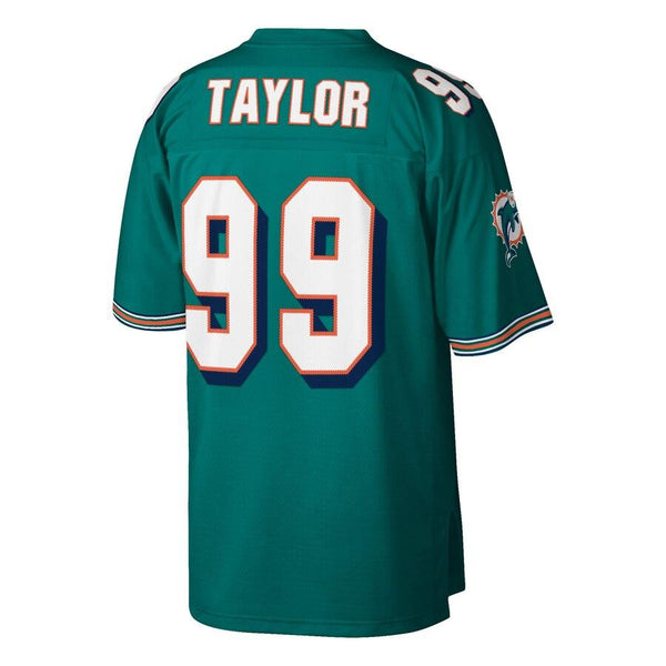 Jason Taylor Miami Dolphins Mitchell &amp; Ness Retired Player Replica Jersey - Aqua 2019